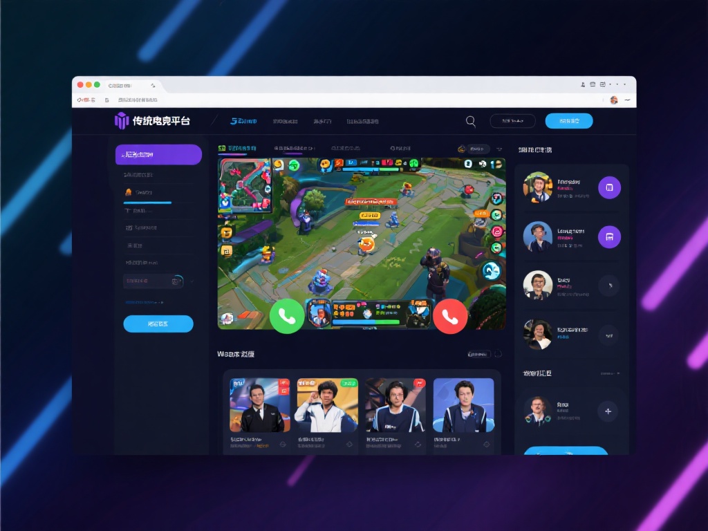然而，传统电竞平台胜在更加深入的用户互动与丰富的社