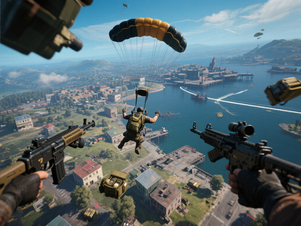 成功的开局通常决定了整场游戏的节奏。在选定跳伞地时