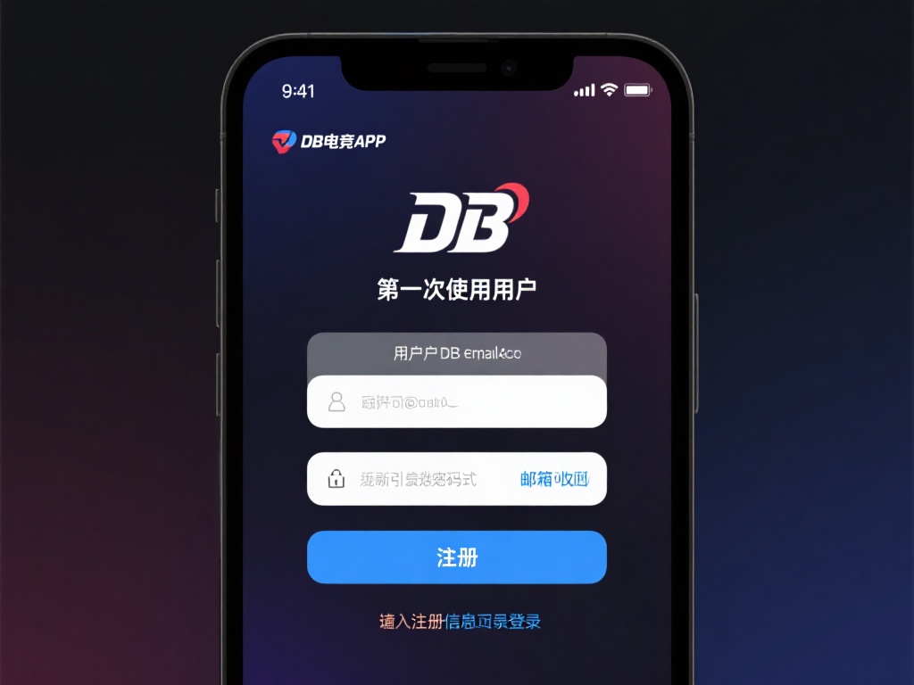 成功安装后，打开DB电竞APP，您会看到一个欢迎界