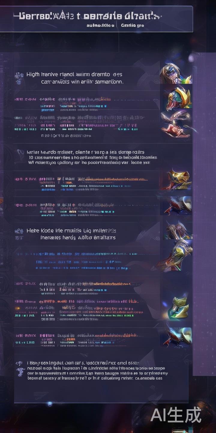 英雄胜率反映了在特定版本、特定段位中某个英雄的整体